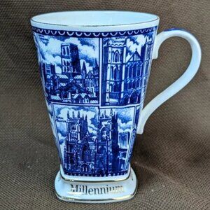 Commemorative Ringtons Millennium 2000 Beaker Mug Cup Fine Bone China England